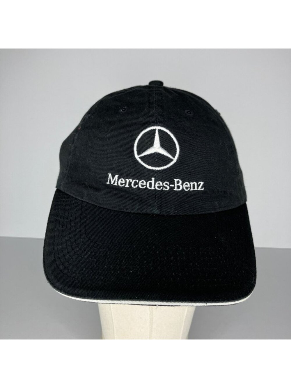 Mercedes Benz Hat Baseball Cap Men's Adjustable Black White Dealer